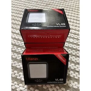 Ulanzi‎ VL49 Rechargeable Mini LED Light Limited White Version 2000mAh NEW
